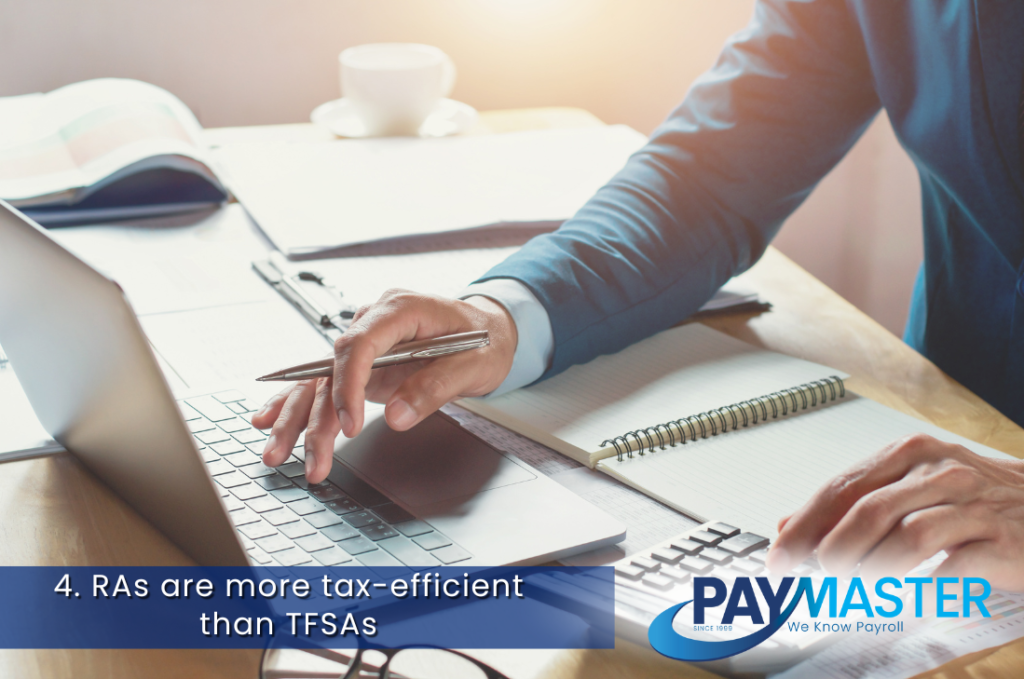 RAs are more tax-efficient
