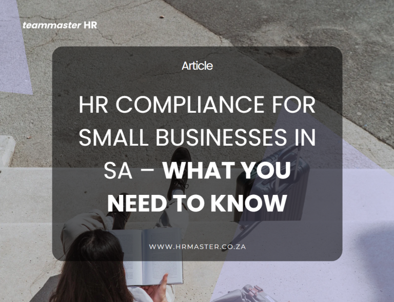 HR Compliance for Small Businesses in SA – What You Need to Know - HR ...