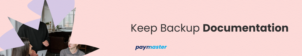 Keep Backup Documentation