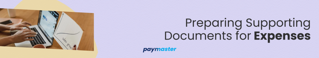Preparing Supporting Documents for Expenses