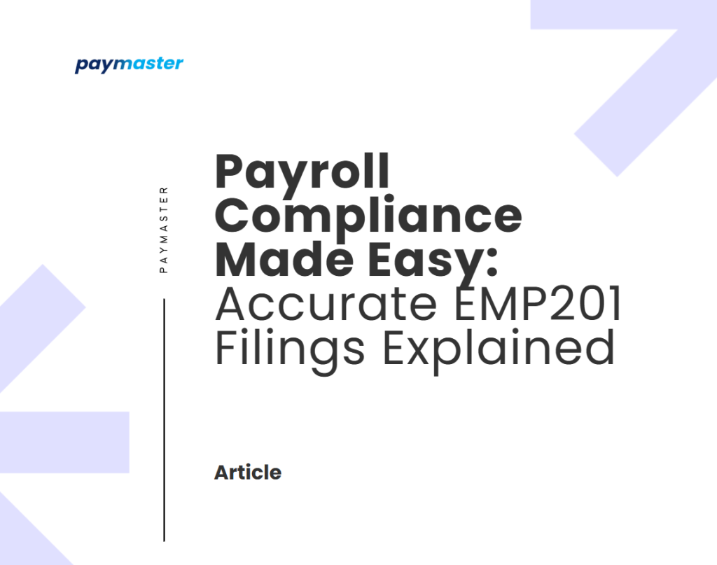 Emp101 Form.pdf Accurate EMP201 Filings for Easy Payroll Compliance
